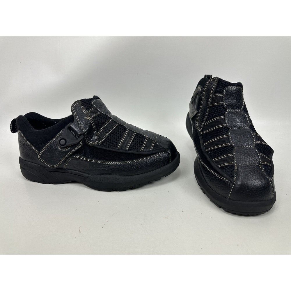 Dr Comfort Edward X-Depth Shoes 9610 Black Adjustable Diabetic Men Size 8.5 XW